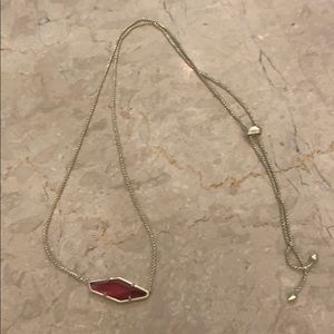 Red Kendra Scott necklace